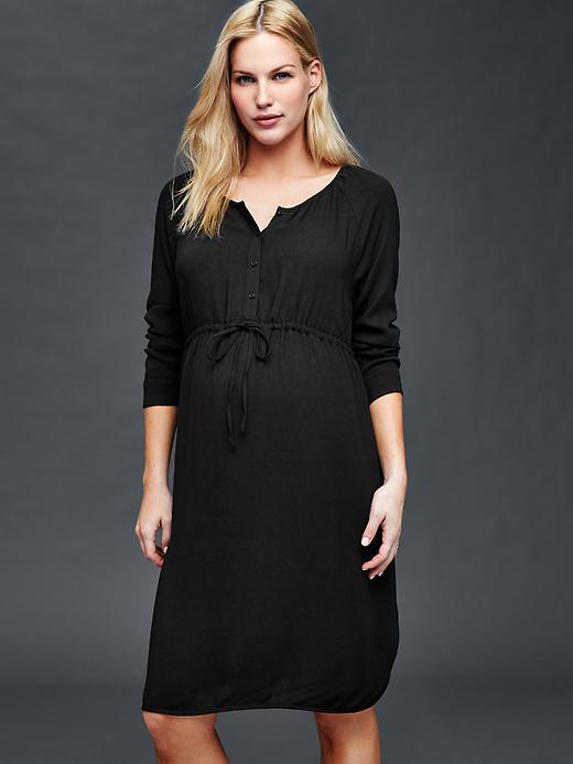 View large product image 1 of 1. Henley shirtdress