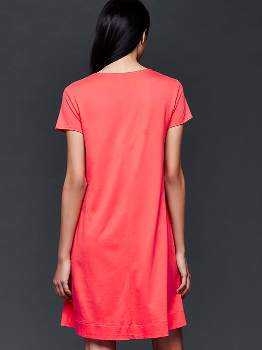 Image number 2 showing, A-line tee dress