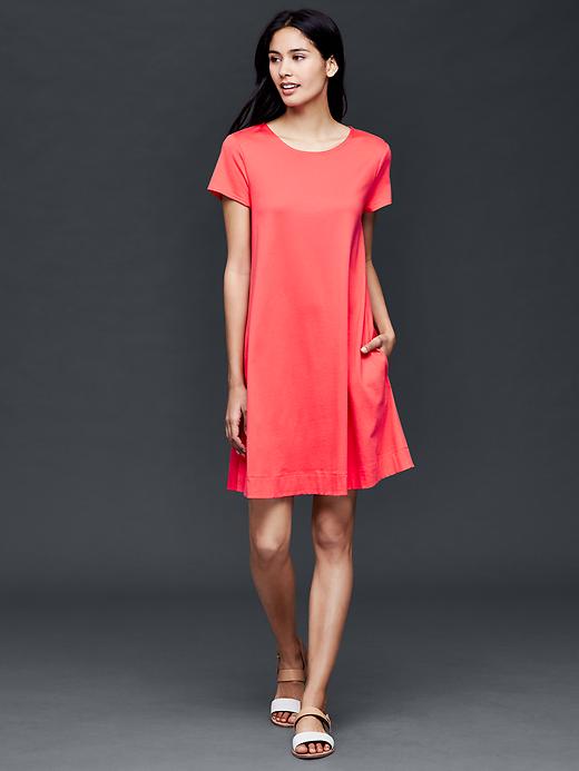 Image number 3 showing, A-line tee dress