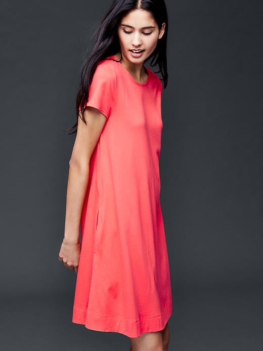 Image number 1 showing, A-line tee dress