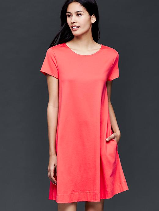 Image number 4 showing, A-line tee dress