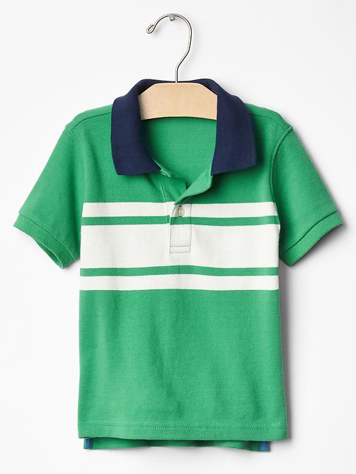 View large product image 1 of 2. Rugby pique polo