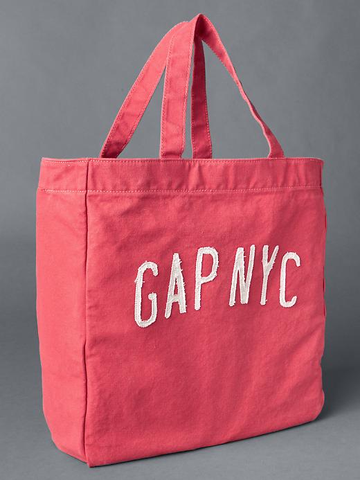 View large product image 1 of 1. Large logo tote bag