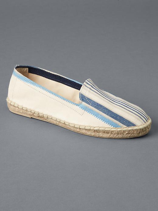 View large product image 1 of 1. Fabric loafer espadrilles