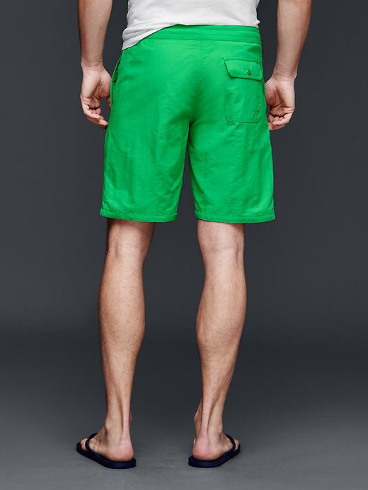 Image number 2 showing, Solid board shorts (10")