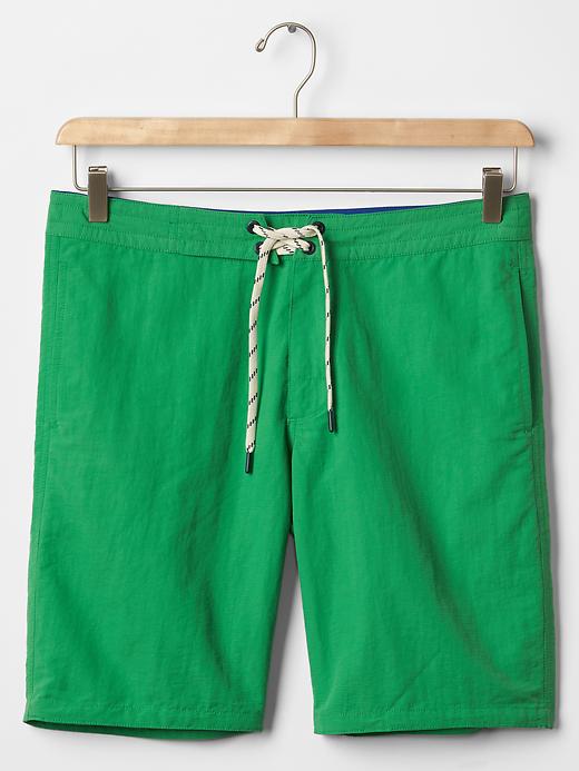 Image number 6 showing, Solid board shorts (10")