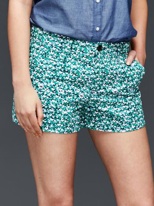 Image number 1 showing, Print summer shorts