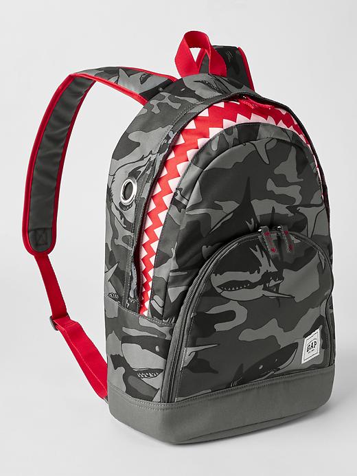 Image number 1 showing, Shark backpack