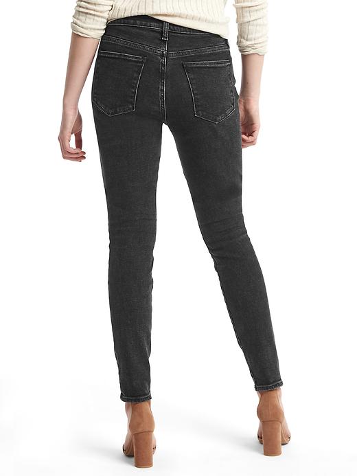 Image number 2 showing, High rise true skinny jeans
