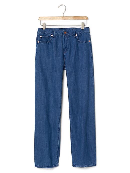 Image number 6 showing, ORIGINAL 1969 wide-leg crop jeans