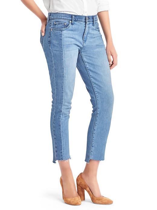 Image number 1 showing, AUTHENTIC 1969 two-tone best girlfriend jeans