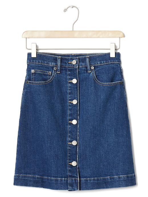 Image number 6 showing, 1969 denim mini skirt