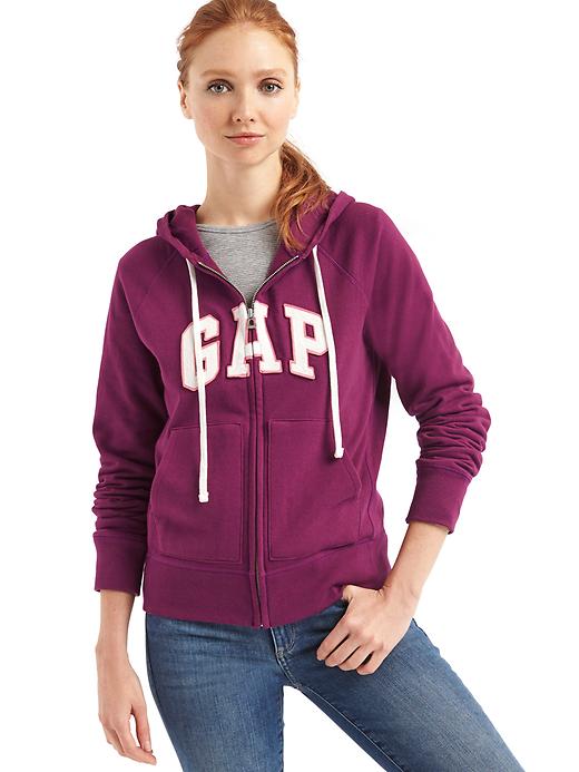 Image number 8 showing, Felt logo zip hoodie