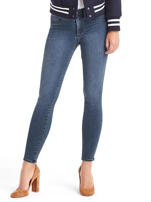 Image number 1 showing, Mid rise legging jeans