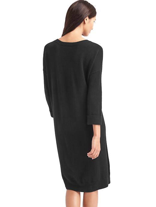 Image number 2 showing, Relaxed midi sweater dress