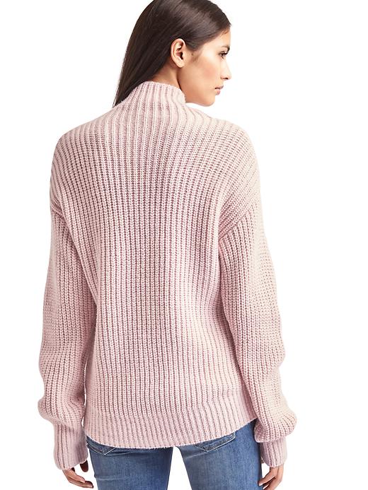 Image number 2 showing, Funnel neck shaker sweater