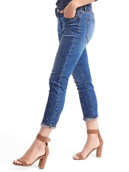 Image number 5 showing, AUTHENTIC 1969 stud best girlfriend jeans