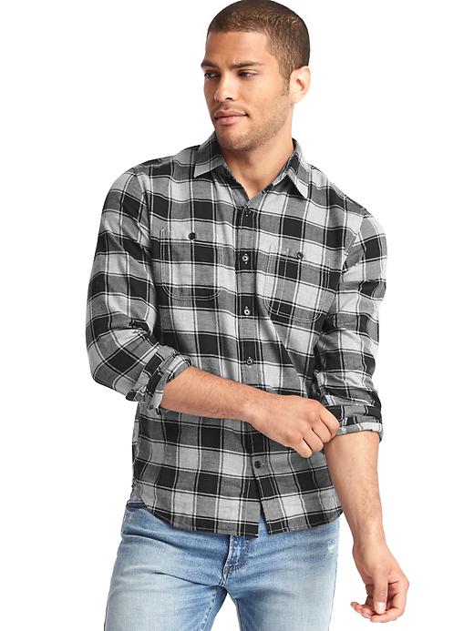 Image number 5 showing, Buffalo check flannel shirt