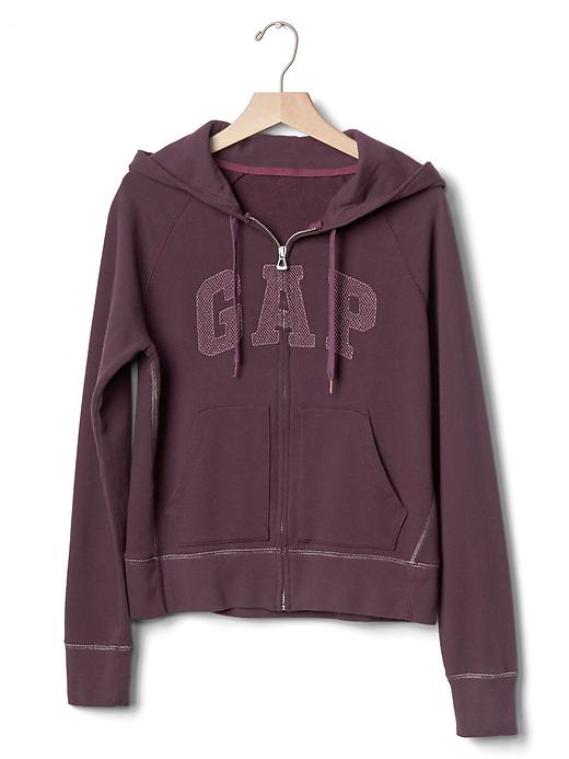 Image number 6 showing, Metallic logo zip hoodie