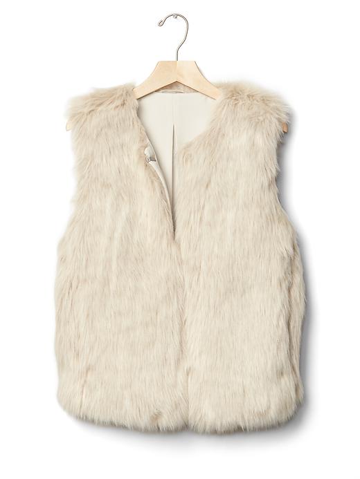 Image number 6 showing, Faux fur vest