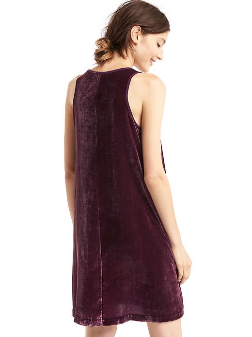 Image number 2 showing, Velvet swing dress