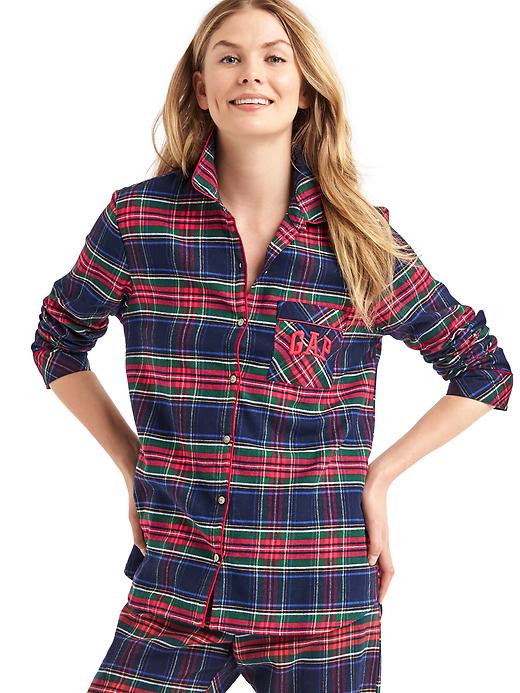 Image number 3 showing, Gap + Pendleton flannel sleep shirt