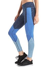 View large product image 4 of 7. gFast performance cotton colorblock leggings