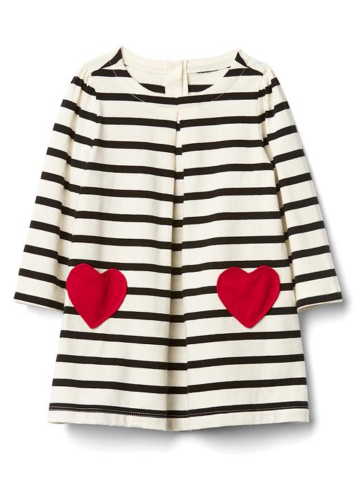 Image number 1 showing, Love Stripe Pleat Dress