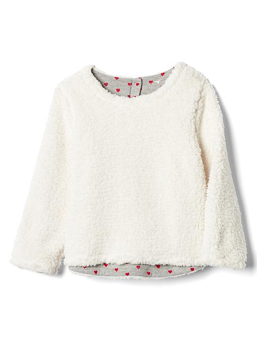 Image number 1 showing, Cozy lined pullover