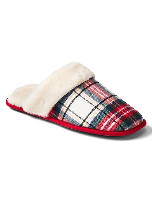 View large product image 1 of 1. Gap + Pendleton cozy slippers