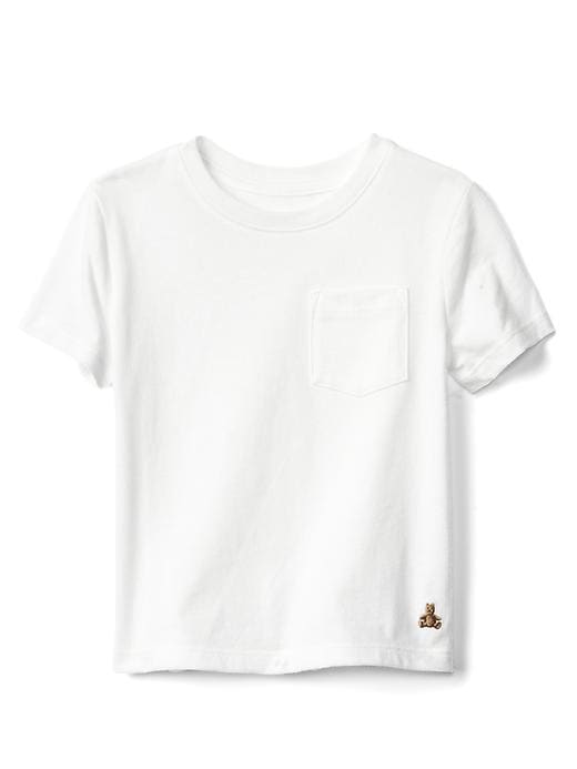 View large product image 1 of 1. Short sleeve pocket tee