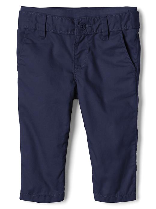 View large product image 1 of 1. Pull-on khakis