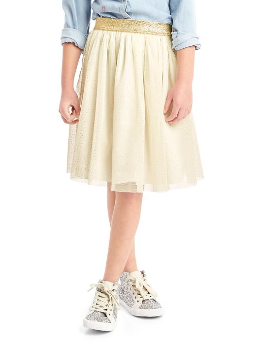 Image number 7 showing, Shimmer waist tulle skirt