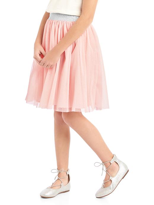Image number 6 showing, Shimmer waist tulle skirt
