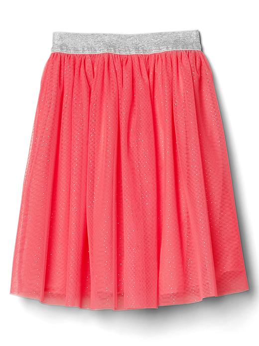 Image number 3 showing, Shimmer waist tulle skirt