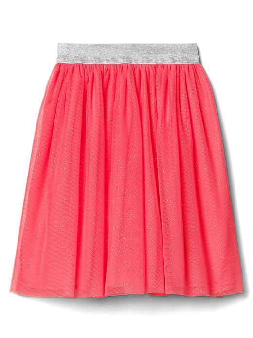 Image number 2 showing, Shimmer waist tulle skirt