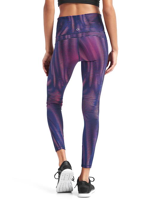 View large product image 2 of 8. gFast print high rise leggings