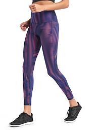 View large product image 4 of 8. gFast print high rise leggings