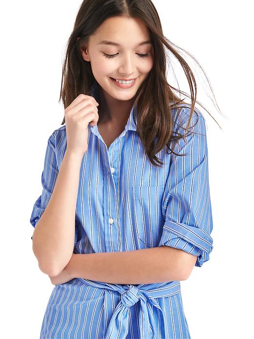 Image number 5 showing, Stripe midi shirtdress