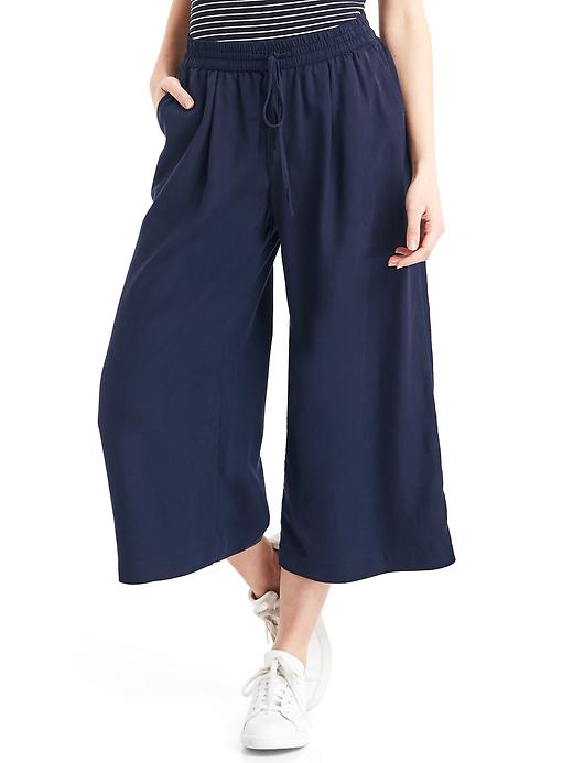 Image number 1 showing, TENCEL&#153 drapey culottes