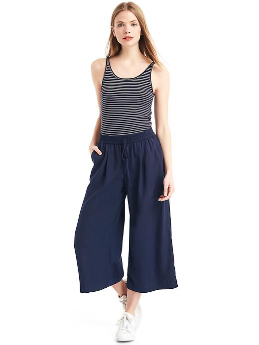 Image number 3 showing, TENCEL&#153 drapey culottes
