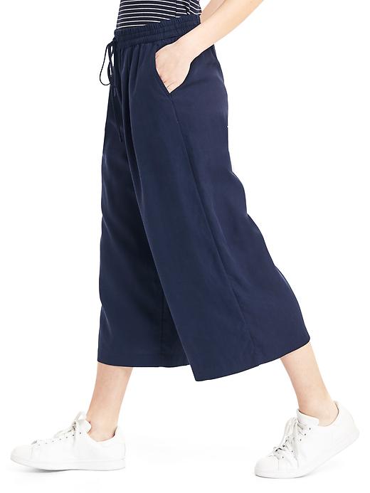 Image number 5 showing, TENCEL&#153 drapey culottes