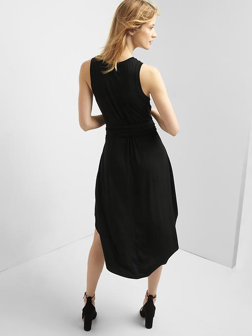 Image number 2 showing, Wrap-belt midi dress