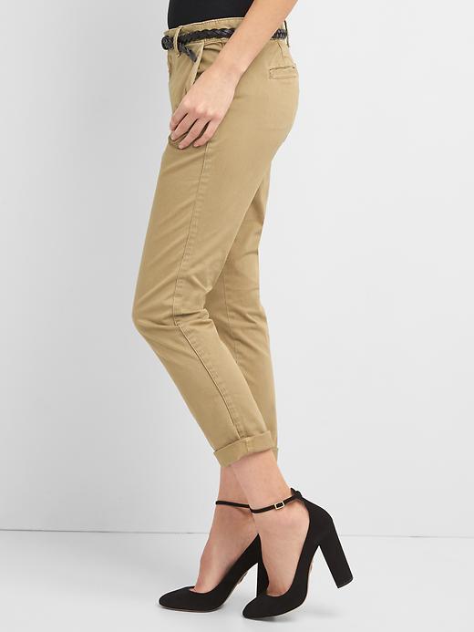 Image number 3 showing, Girlfriend Twill Stripe Chinos