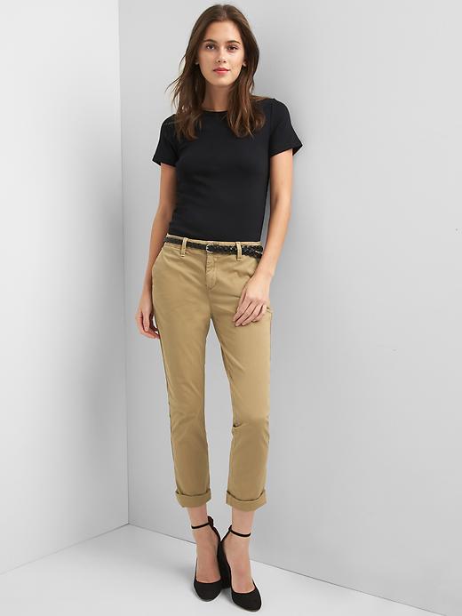 Image number 5 showing, Girlfriend Twill Stripe Chinos