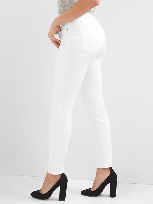 Image number 5 showing, Mid rise curvy true skinny jeans