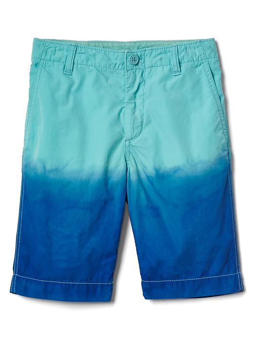 Image number 2 showing, Dip-dye flat front shorts