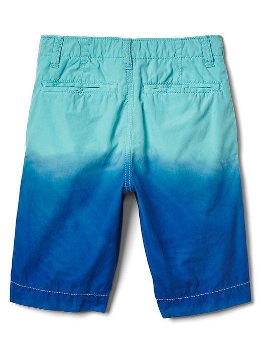 Image number 3 showing, Dip-dye flat front shorts