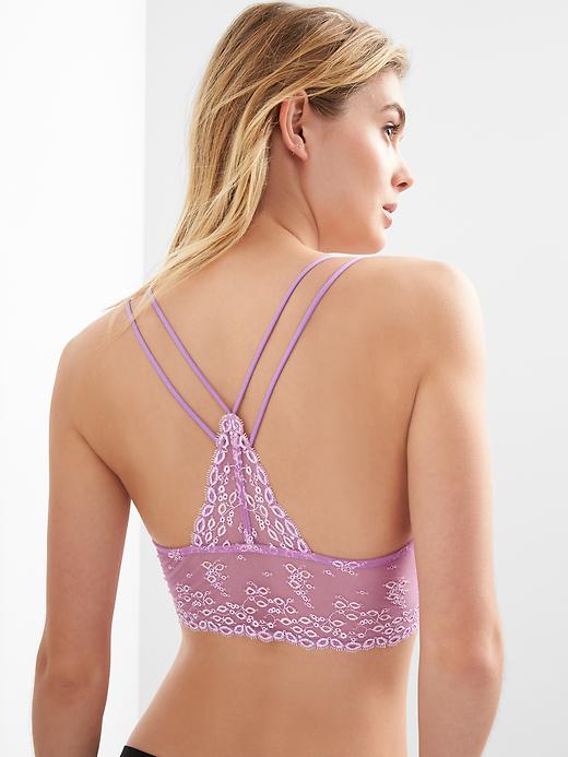 Image number 2 showing, Lace strappy bralette