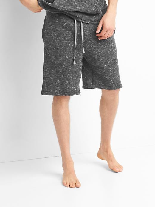 Image number 6 showing, French terry drawstring shorts